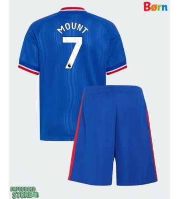 Manchester United Mason Mount #7 Replika Babytøj Udebanesæt Børn 2026-27 Kortærmet (+ Korte bukser)